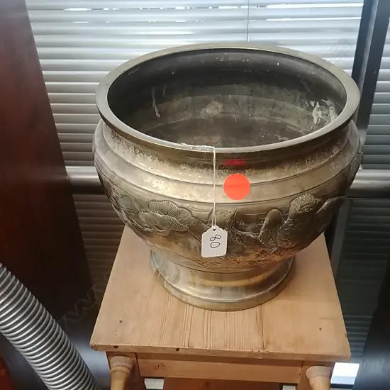 BRASS JARDINIERE 