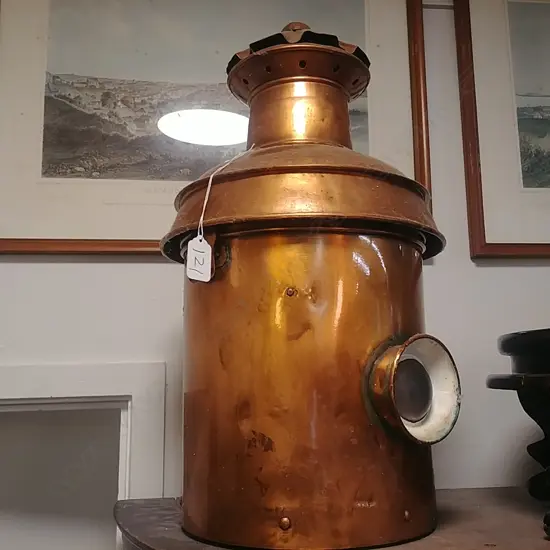 COPPER RAILWAY LIGHT