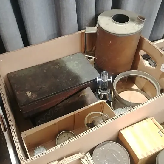 BOX DRILL BITS GAUGES ETC