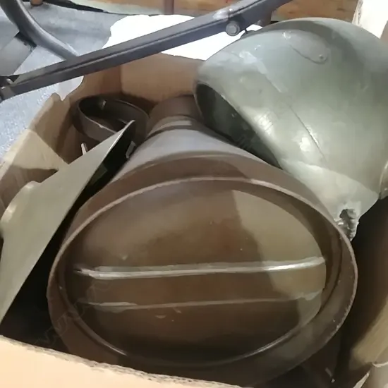 BOX OIL CANS HEAD LAMP ETC