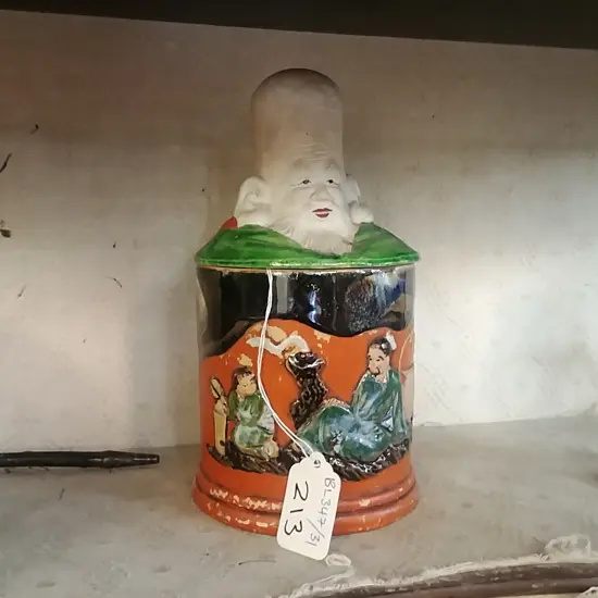 JAPANESE MEIJI SUMIDA GAWA TOBACCO JAR 