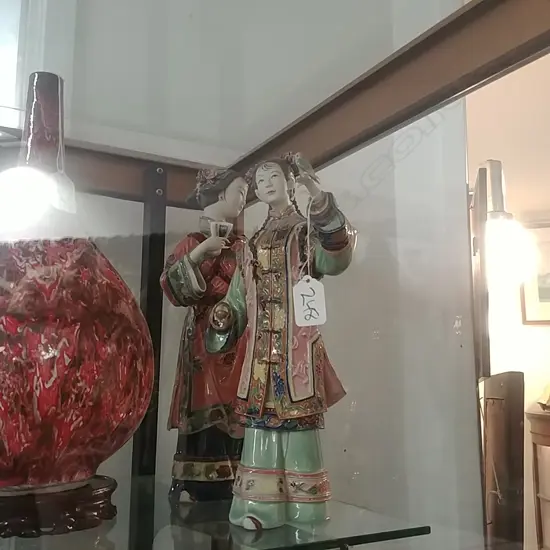 2 CERAMIC CHINESE FIGURES