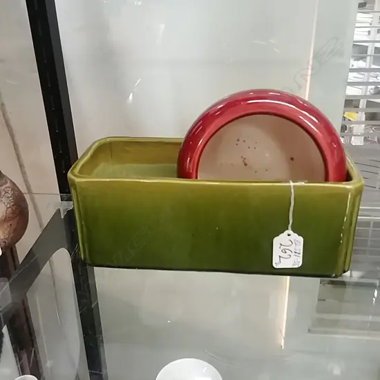 2 BRETBY STUDIO POTTERY VASES