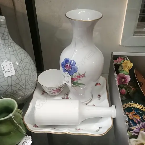 CHINESE PLATE / VASE & DERBY CHINA ETC