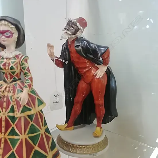 CAPODIMONTE FIGURE OF A BEARDED MAN