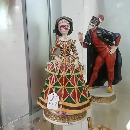 CAPODIMONTE FIGURE OF A YOUNG GIRL