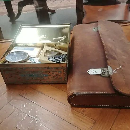 CASED LODGE REGALIA & TIN EPHEMARA