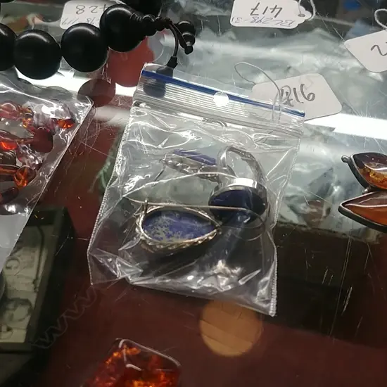 LAPIS LAZULI RING & PR EARRINGS