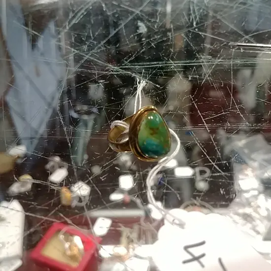 TURQUOISE & COPPER RING