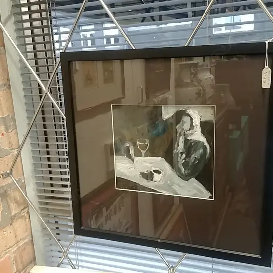 ARTIST UNKNOWN, ACRYLIC ON PAPER, SIGNED VERSO 2003