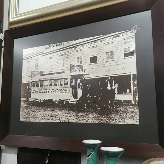 FRAMED PRINT OF HISTORICAL NZ