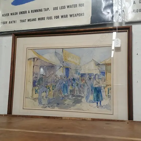 RIX CARLTON W/C 'MUGS ALLEY, WAIKATO WINTER SHOW;