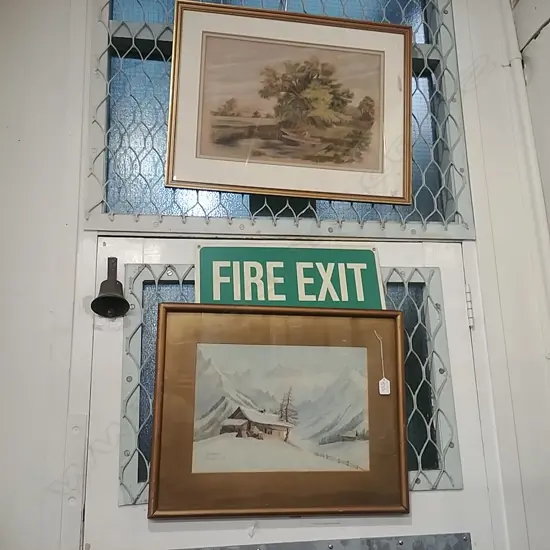 2 LANDSCAPE ARTWORKS - BOTH SIGNED 