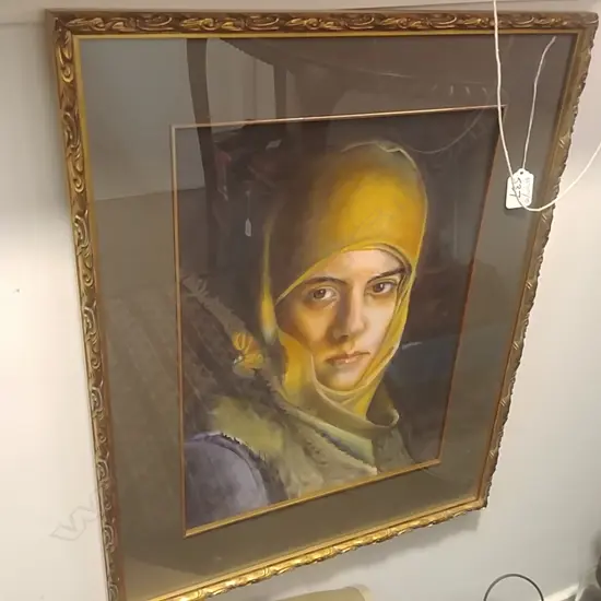 OIL - PORTRAIT OF YOUNG WOMAN - GAEL POWELL?