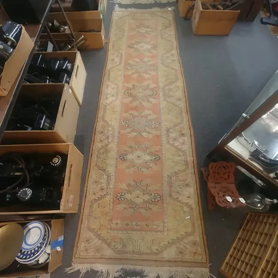 HAND KNOTTED TURKISH RUNNER