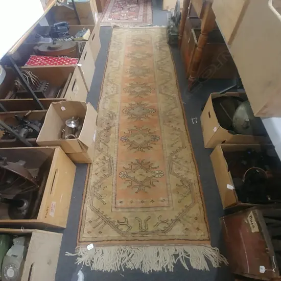 HAND KNOTTED TURKISH RUNNER