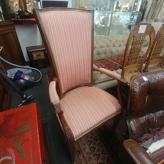 TALL BACKED DUTCH BEDROOM CHAIR