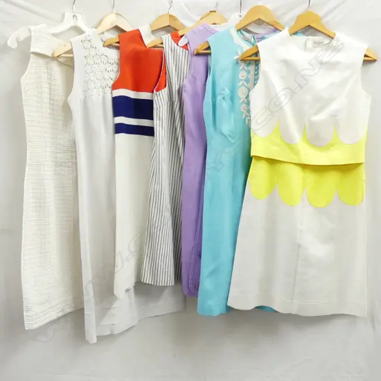 7 CLASSIC SHIFT DRESSES 1960