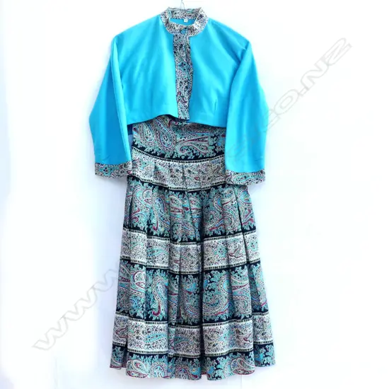 HORROCKSES DAY DRESS/ MATCHING JACKET