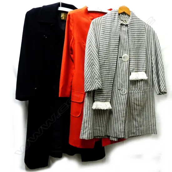 3 1960 ASSORTED COATS