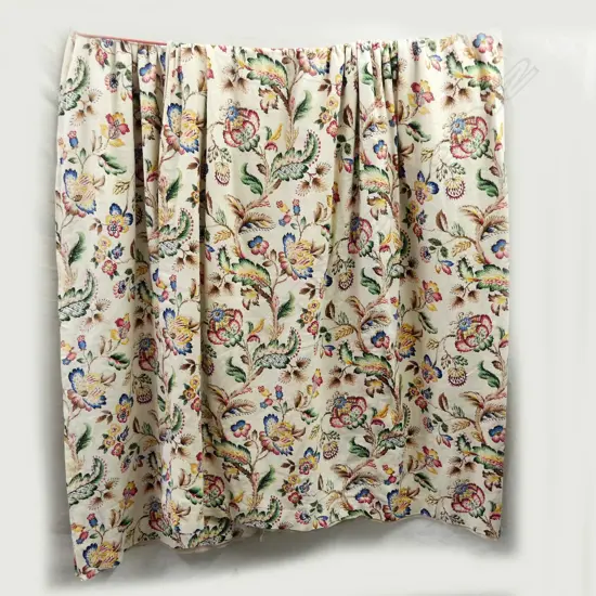 1PR LARGE LINED CURTAINS 1940