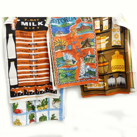 14 CLASSIC LINEN TEA TOWELS 