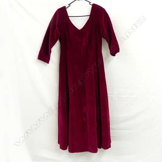 RED VELVET DRESS