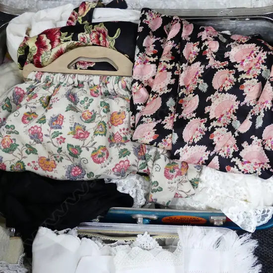 SUIT CASE OF CLOTHING & ACCESSORIES - AS IS.