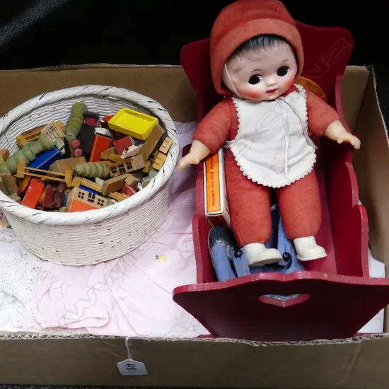 BOX LOT OF CHILDS CLOTHING & TOYS