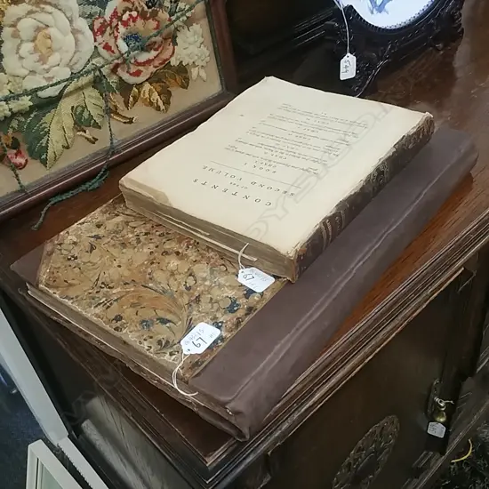 HALL'S NEW GENERAL ATLAS BOOK + OTHER