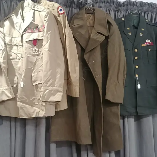 WOOLLEN MILITARY TRENCH COAT 