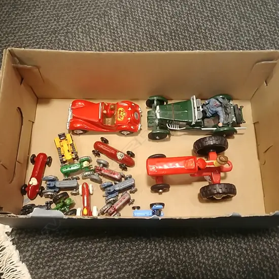 SMALL BOX FUN HO TRACTORS CAR ETC