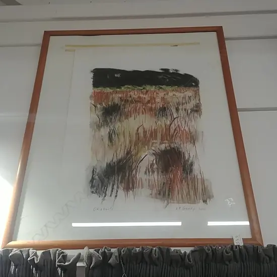 PASTEL ON PAPER - 'OKAHUITI' BY GUNDY