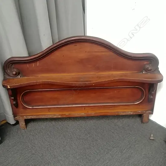 MAHOGANY CHIFFONIER BACK