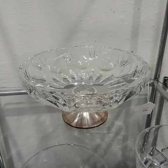 CRYSTAL COMPORT ON SILVER BASE