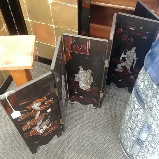 MOP INLAID  CHINESE SCREEN