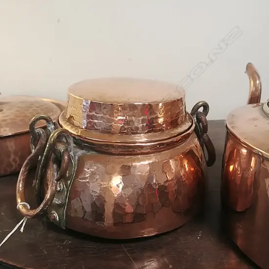 COPPER LIDDED BOWL