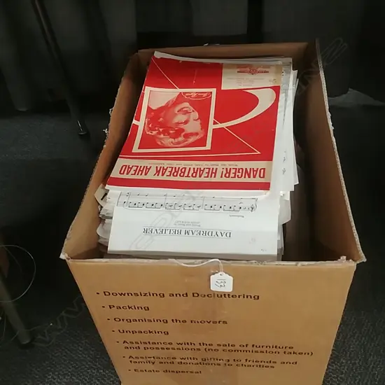 BOX ASST SHEET MUSIC