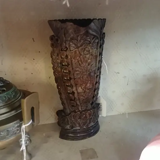 SOAPSTONE CARVED VASE