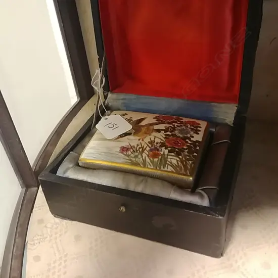 BOXED SATSUMA LIDDED BOX