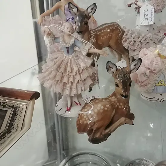 CONT DANCER FIG & DEER ORN