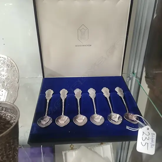 CASED 90 SIL COFFEE SPOONS