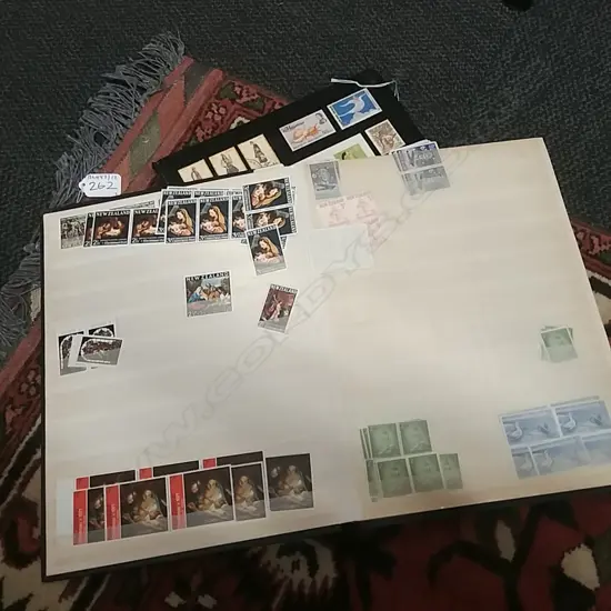 2 ALBUMS NZ STAMPS OLDER ETC