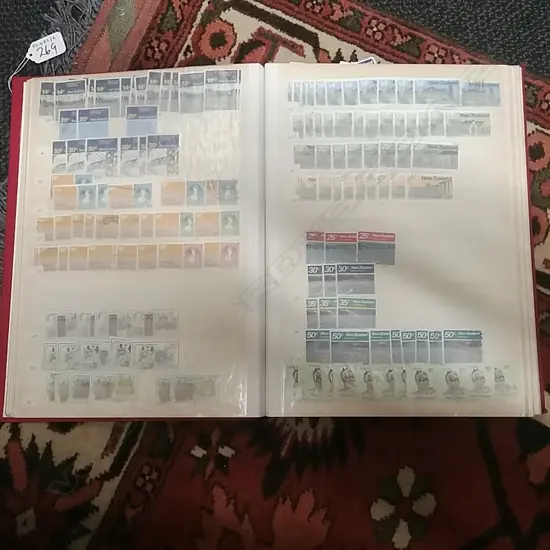 ALBUM NZ STAMPS STOCK BOOK