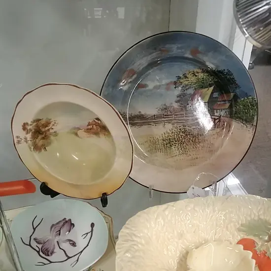 ROYAL D. PLATE AND BOWL