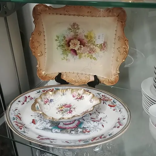 2 VICT. DISHES + HAMMERSLEY DISH