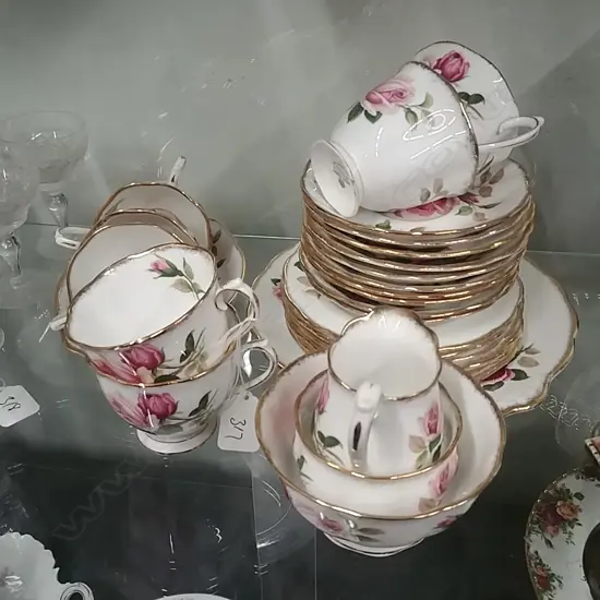 R/A ANIVERSARY ROSE TEASET