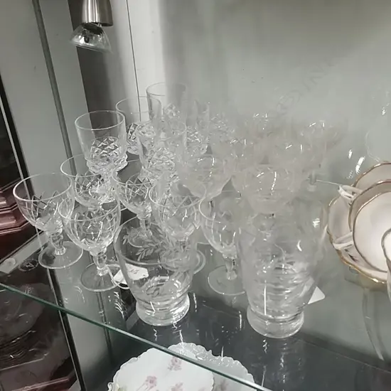 ASST CRYSTAL GLASSES