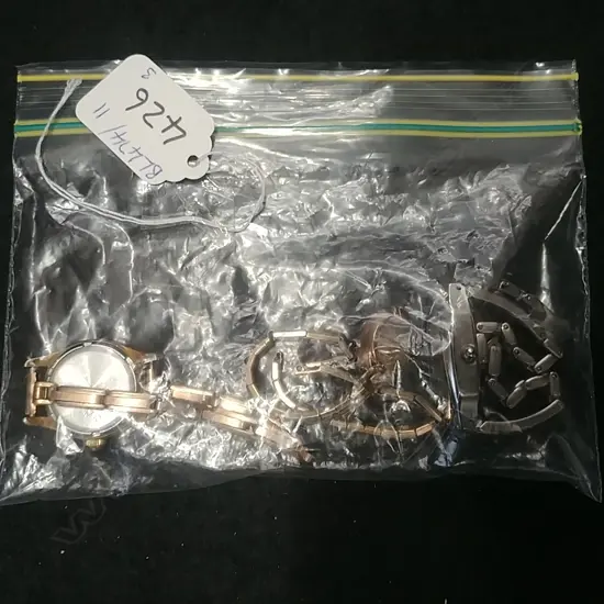 3 LADIES WATCHES, AS IS.