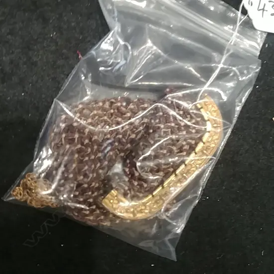 19THC COIN PURSE GILT FRAME